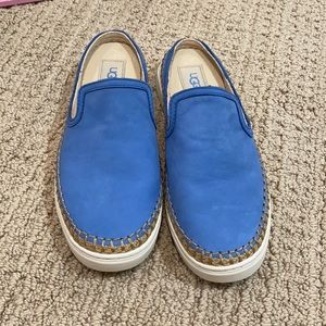 Ugg espadrille slip on suede